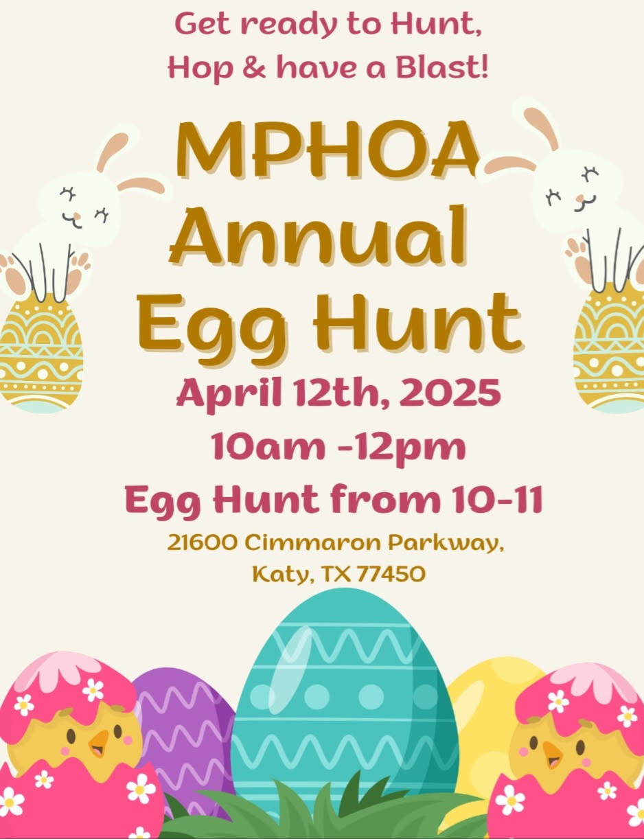 MPHOA Easter Flyer