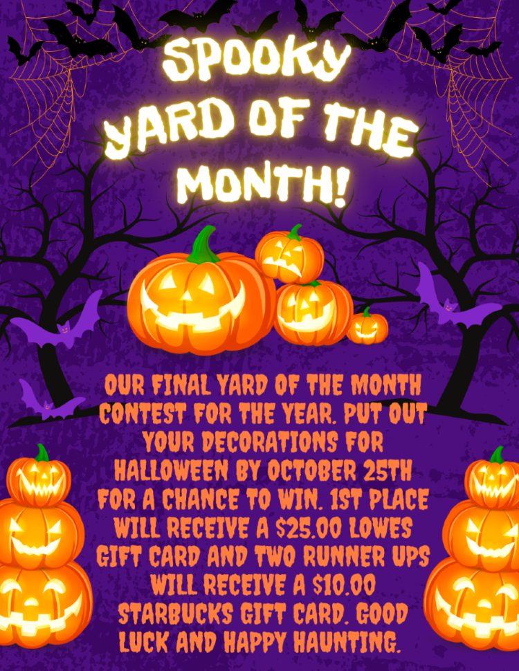 Spooky Yard of The Month