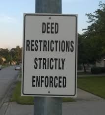 Unresolved Deed Restrictions as of February 1, 2018