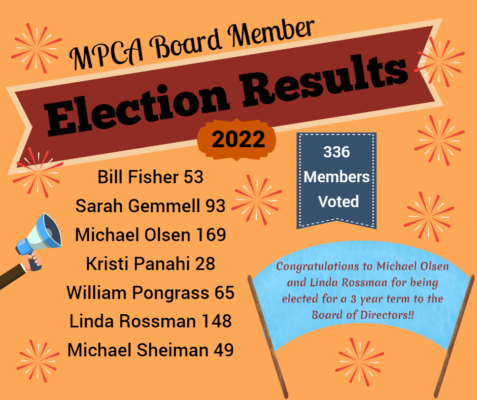 MPCA Board Election Results
